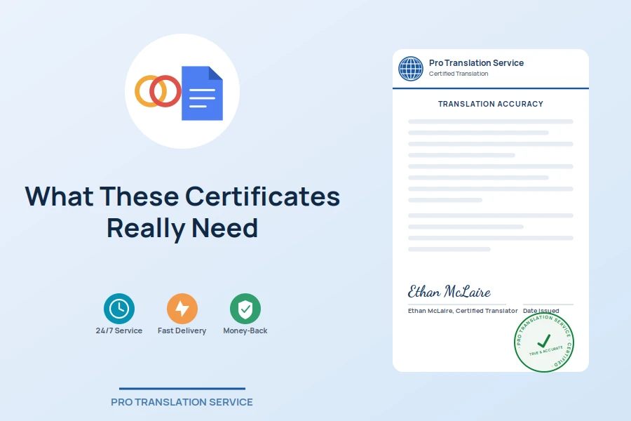 What These Certificates Really Need