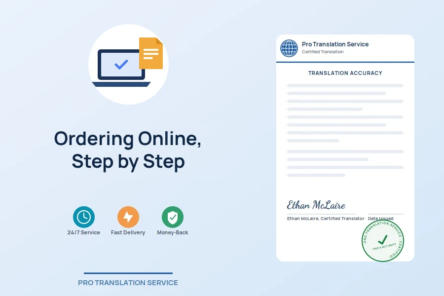 Ordering Online, Step by Step