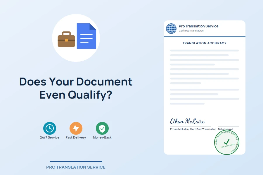 Does Your Document Even Qualify?