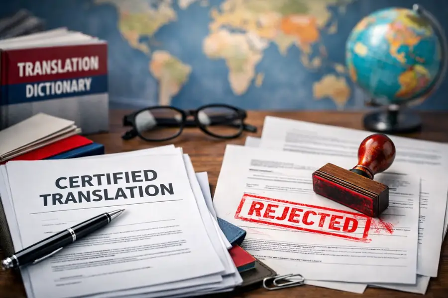 why certified translated documents gets rejected?