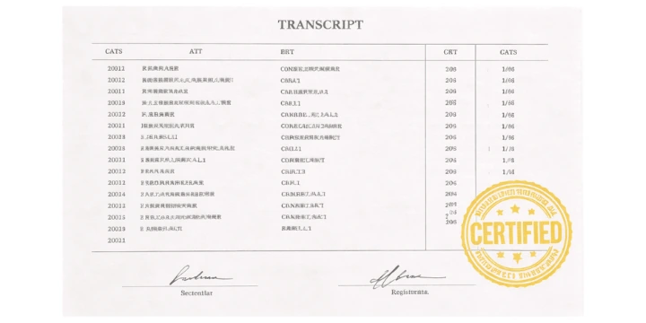 Foreign academic credentials and transcripts requiring certified translation for WES credential evaluation